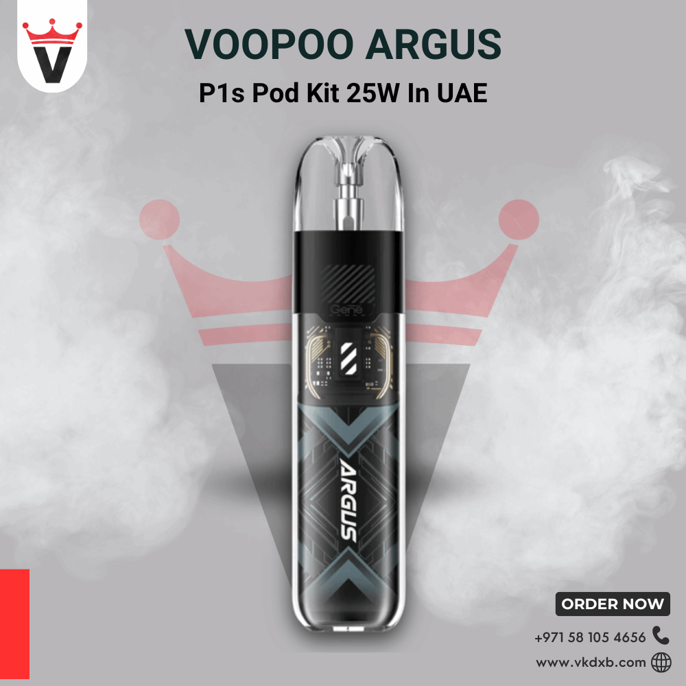 VOOPOO Argus P1s 25W sleek pod kit with metallic design and fast Type-C charging in UAE