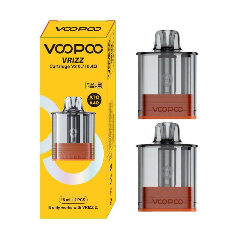 VOOPOO Vrizz Cartridge V2 15ml 0.7Ω dual mesh Dubai UAE