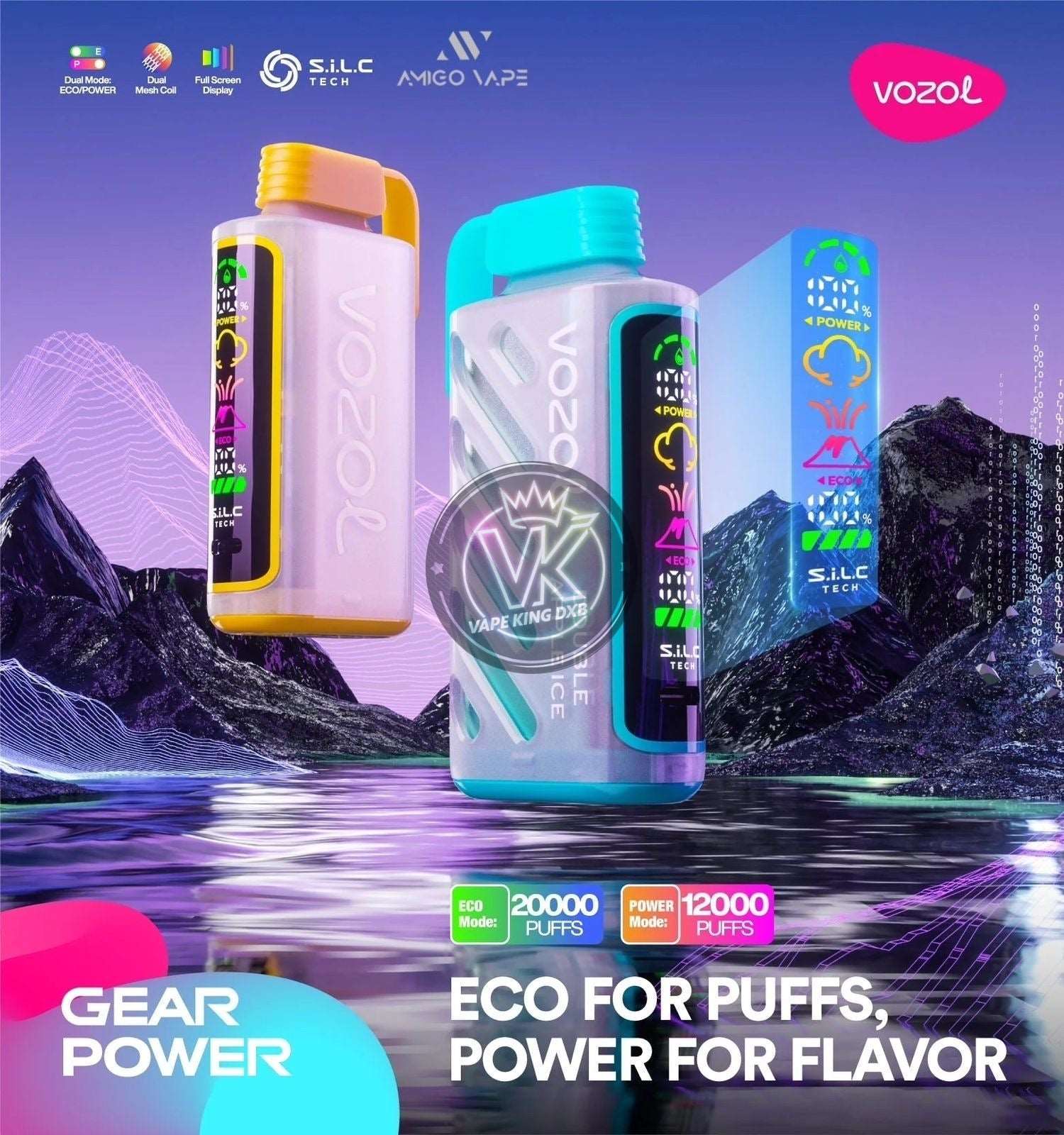 Vozol Gear Power 20000 Puffs Dubai | Rechargeable Disposable UAE | VKDXB Vape king dxb Vozol Gear Power 20000 Puffs Dubai | Rechargeable Disposable UAE | VKDXB Vape king dxb