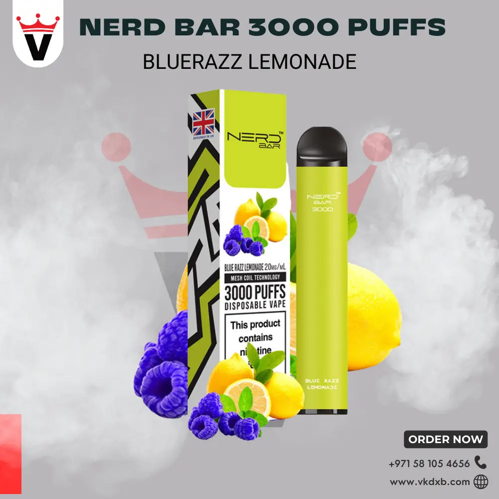 NERD BAR 3000 PUFFS Disposable Vape