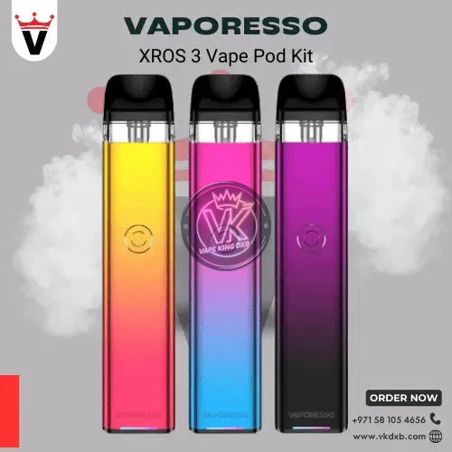 Vaporesso XROS 3 Vape Pod Kit 3 pcs vape king dubai