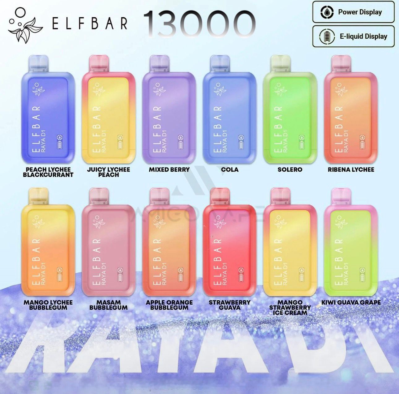 Elf Bar Raya D1 13000 Disposable Vape UAE