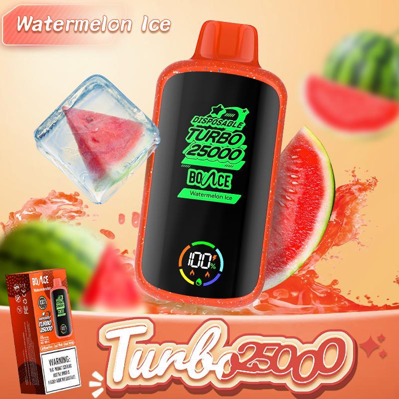 Bounce Turbo 25000 Puffs Watermelon Ice Vape – Vape King DXB