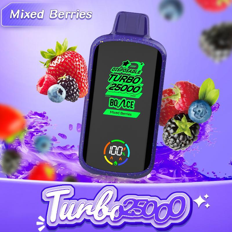 Bounce Turbo 25000 Puffs Mixed Berries Vape Flavor – Vape King DXB