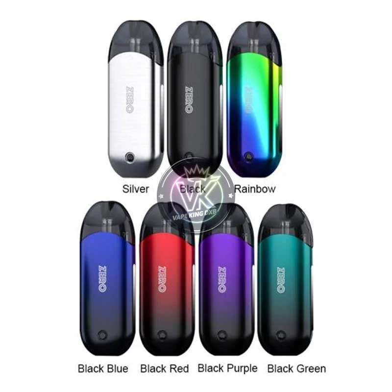 Vaporesso Renova Zero Mesh Pod Kit in six colors with 650mAh battery and compact design for portable vaping