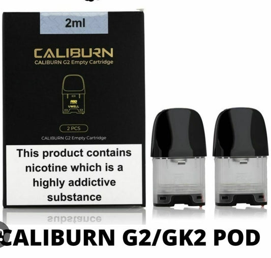 UWELL CALIBURN G2/ Gk2 / Gk2 VISION EMPTY PODS -2PCS
