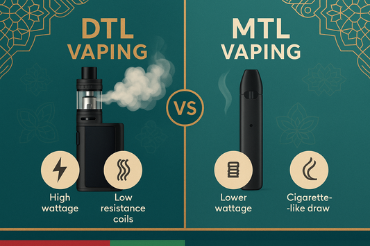 DTL vs. MTL Vaping: Ultimate Guide for Disposable &amp; Refillable Vapes in UAE – 2025