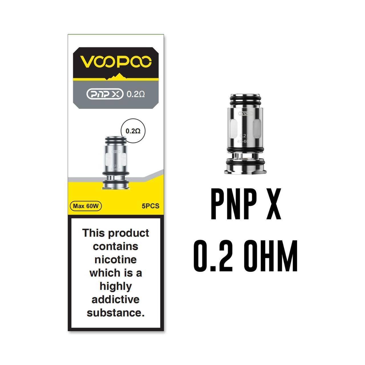 VOOPOO PnP X Coils 0.3Ω 0.6Ω 5-pack for Drag S2 X2 Dubai