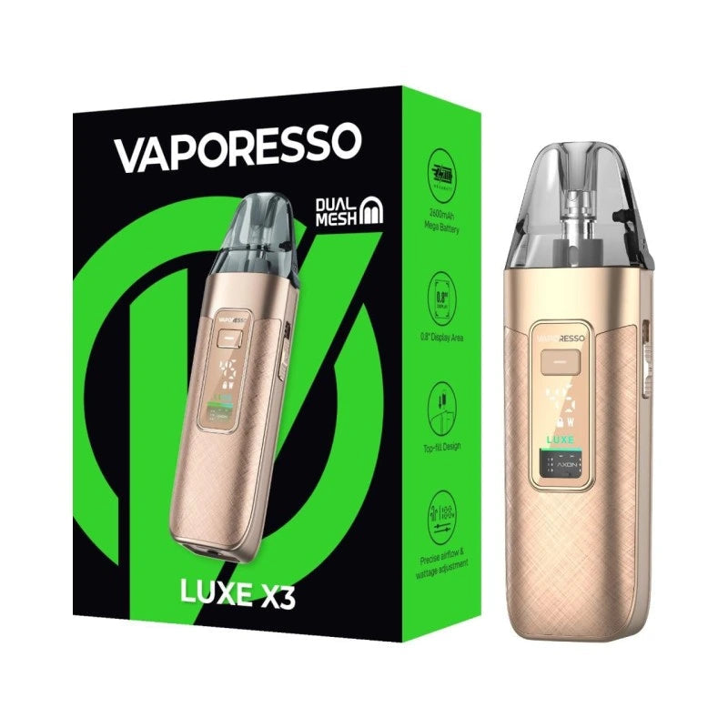 Vaporesso Luxe X3 Pod Kit 60W – Colour Screen Pod Mod