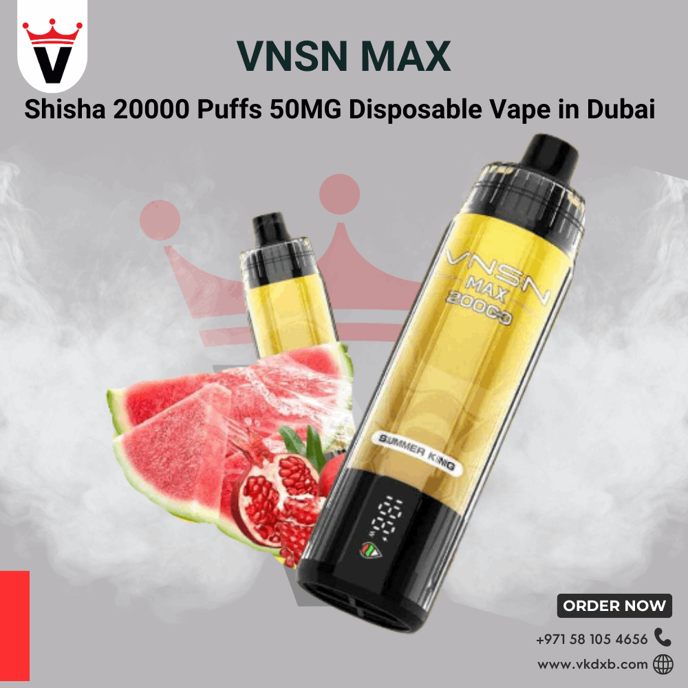 VNSN MAX 20000 Puffs Disposable Vape Now in Dubai