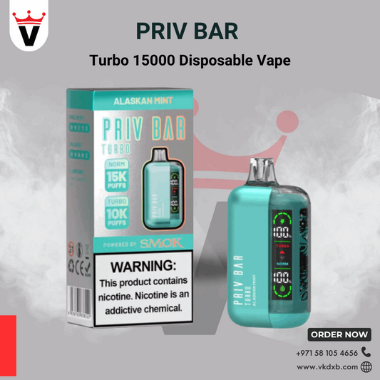 Priv Bar Turbo 15000 Puffs Disposable Vape in UAE