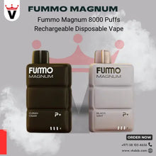 Fummo Magnum 8000 puffs disposable vape box packaging — Vape King DXB Dubai