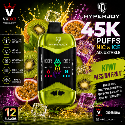 Hyperjoy 45000 Puffs Mango Passion Fruit Flavour – Dubai UAE