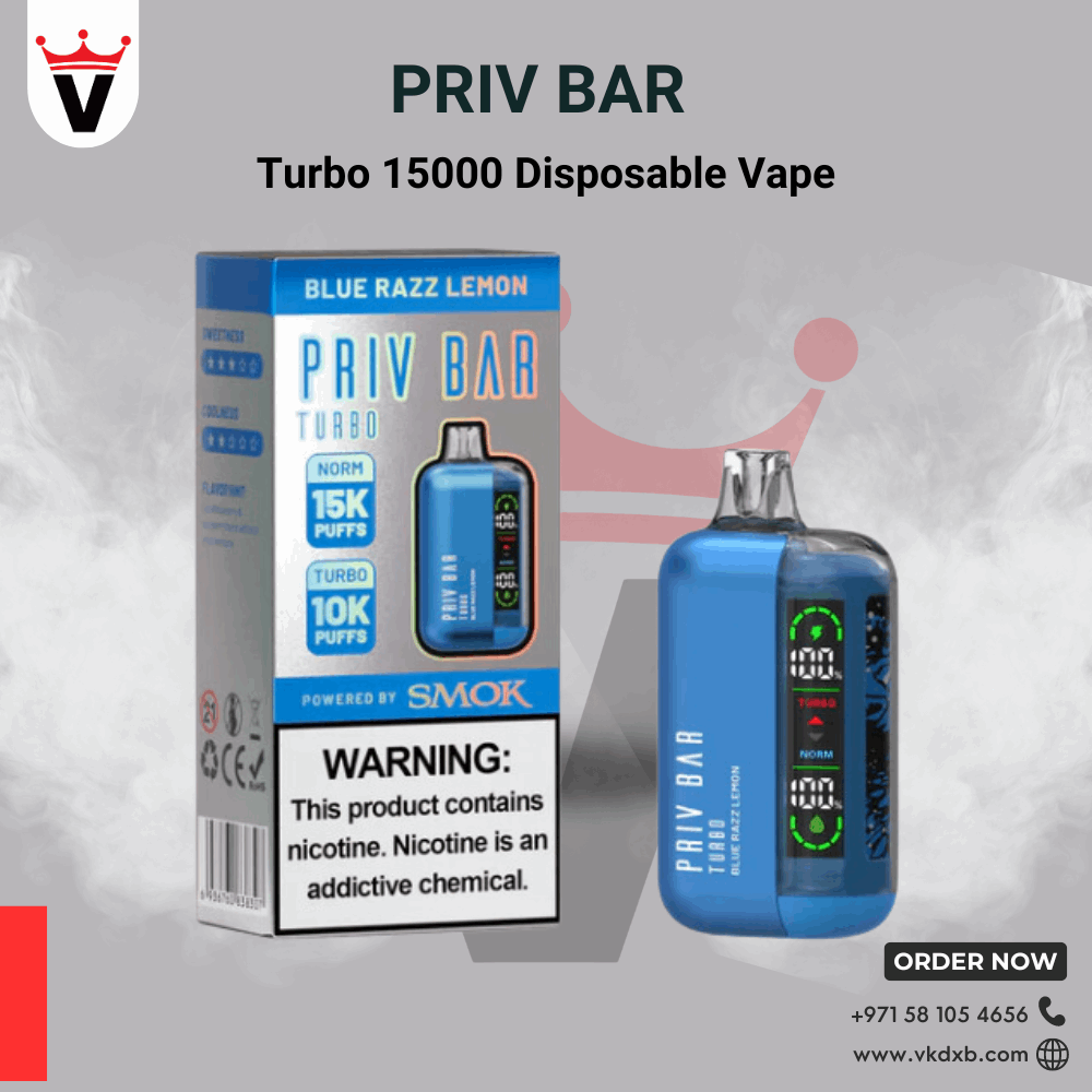 Priv Bar Turbo 15000 Puffs Disposable Vape in UAE