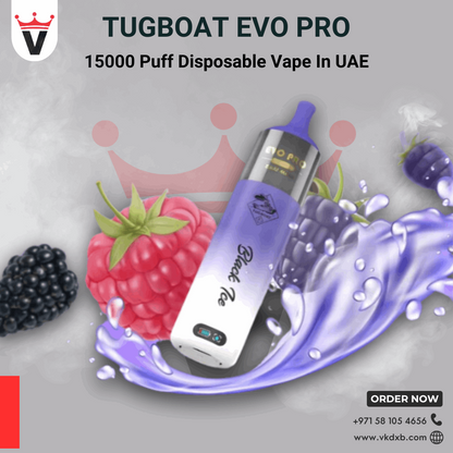 Tugboat Evo Pro 15000 Puff Disposable Vape in UAE