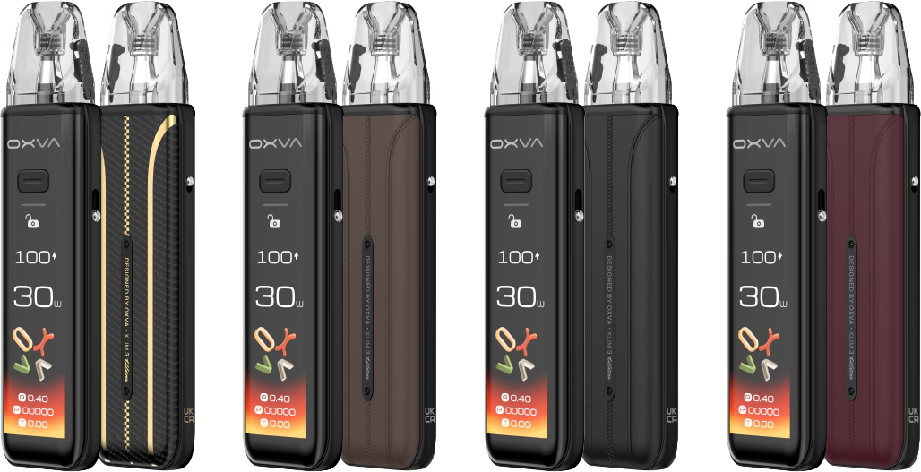 OXVA XLIM 3 Ultra 2.2 inch HD touch screen pod kit close-up