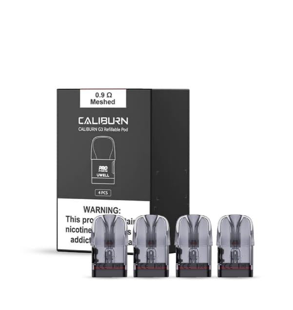 Uwell Caliburn G3 / G4 Replacement Pods Dubai | GPP Pods 0.4Ω 0.6Ω 0.9Ω UAE