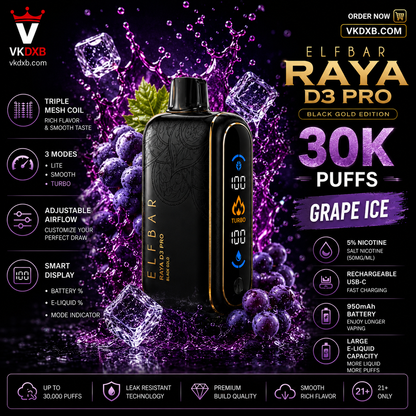 Elf Bar Raya D3 Pro 30000 puffs Double Mango flavor