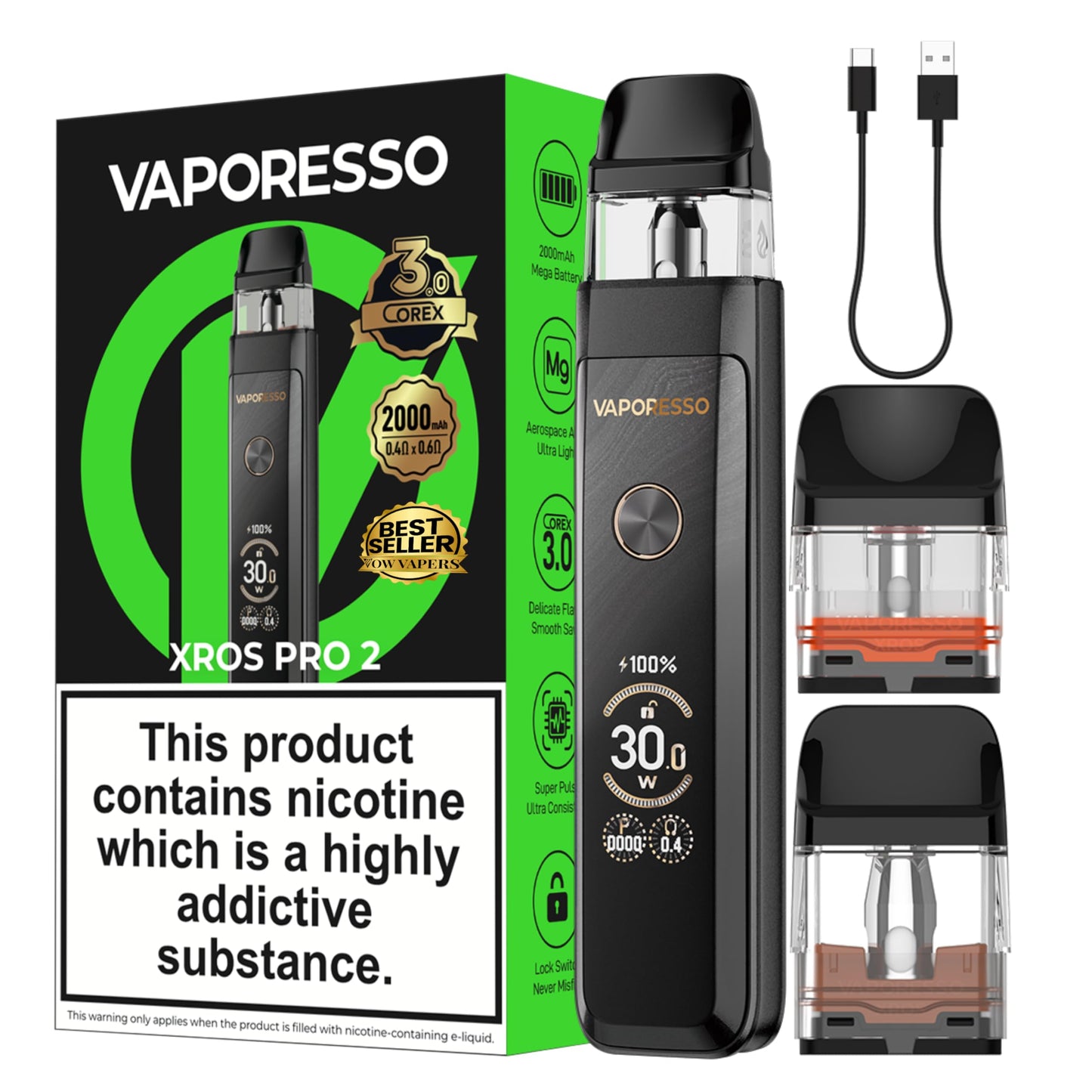Vaporesso XROS Pro 2 Pod Kit – 2000mAh Flagship