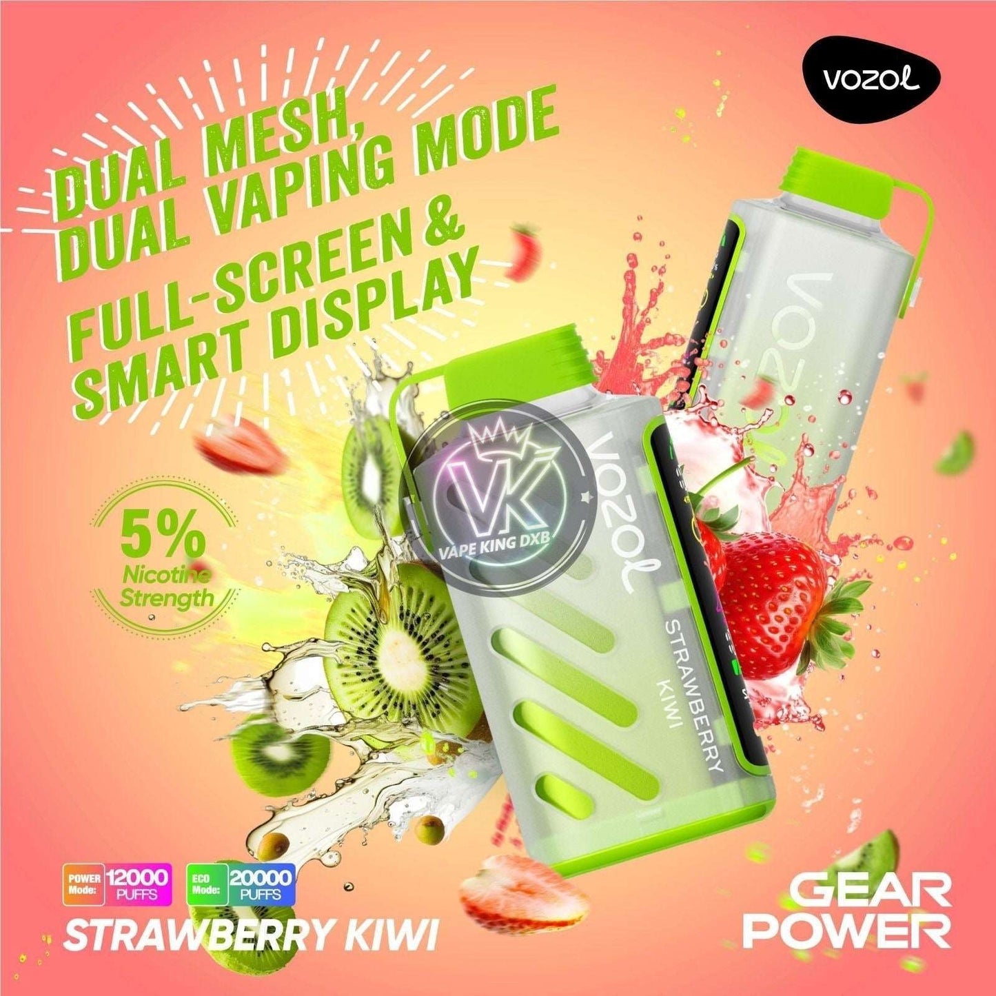 Vozol Gear power 20000 puffs