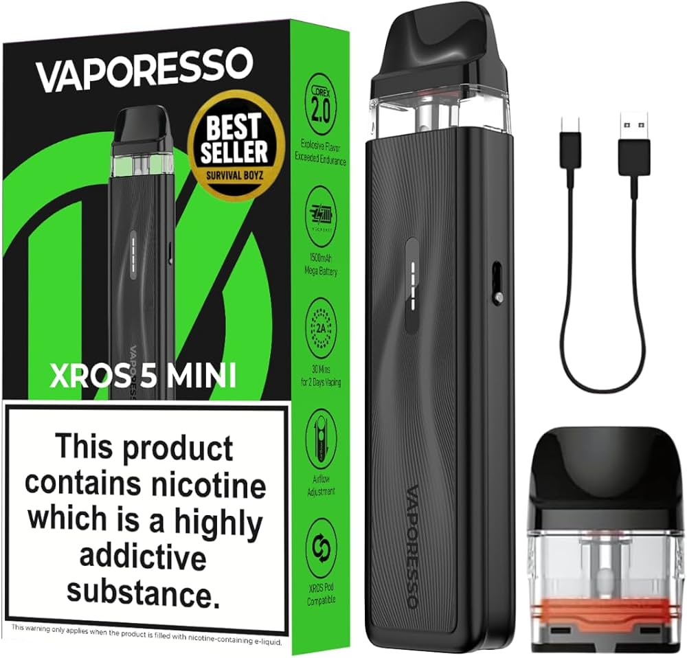Vaporesso XROS 5 Mini Pod Kit – 1500mAh Fast Charging