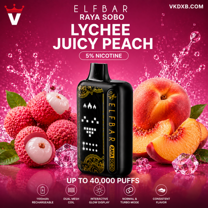 Elf Bar Raya SOBO 40000 Puffs Cola Ice Flavour – Disposable Vape Dubai