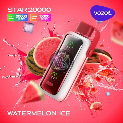 Vozol Star 20000 puffs dual power