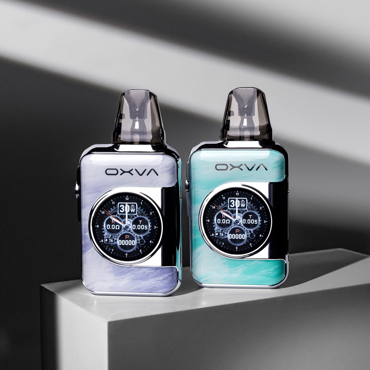 OXVA XLIM SQ Pro 2 all 8 colours lineup White Pearl Teal Navy