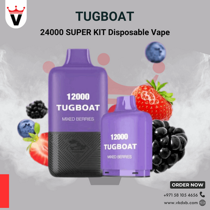 Tugboat Super Kit 24000 Puffs Disposable Vape in Dubai