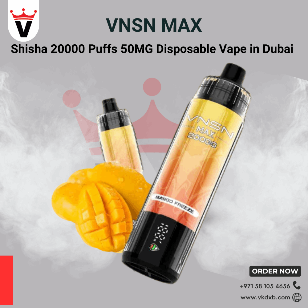 VNSN MAX 20000 Puffs Disposable Vape Now in Dubai