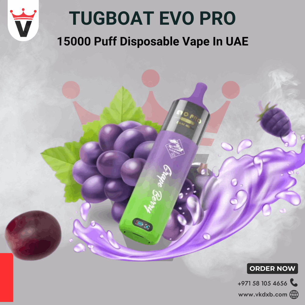 Tugboat Evo Pro 15000 Puff Disposable Vape in UAE