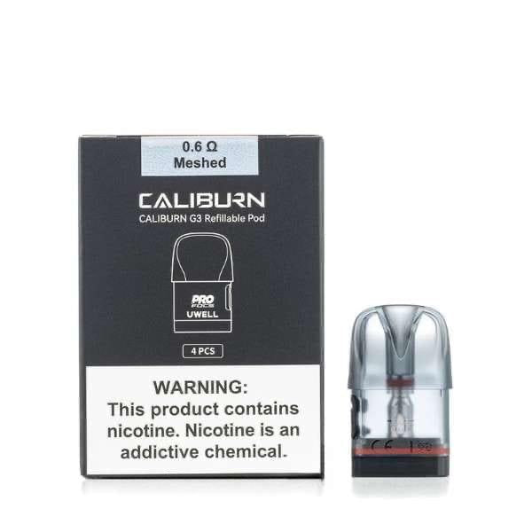 Uwell Caliburn G3 / G4 Replacement Pods Dubai | GPP Pods 0.4Ω 0.6Ω 0.9Ω UAE