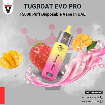 Tugboat Evo Pro 15000 Puff Disposable Vape in UAE