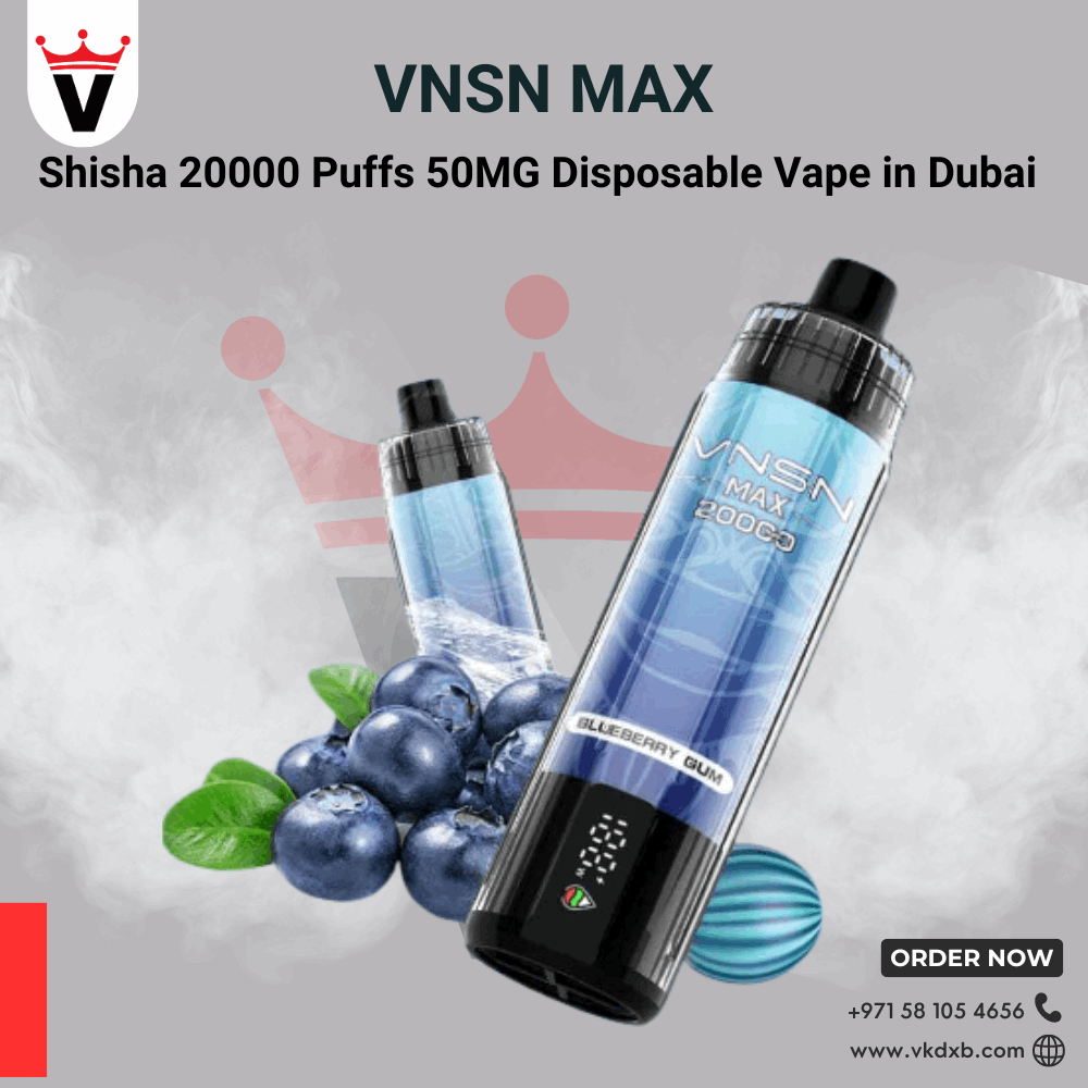 VNSN MAX 20000 Puffs Disposable Vape Now in Dubai