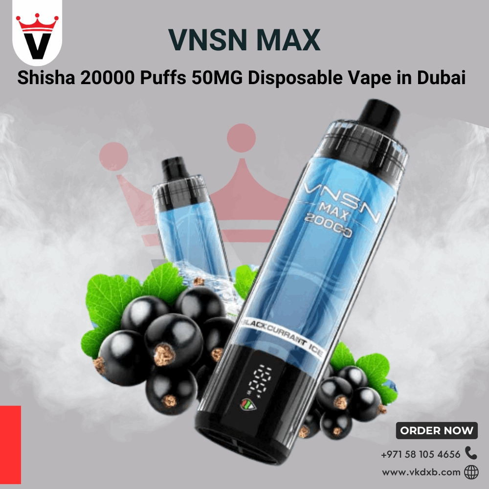 VNSN MAX 20000 Puffs Disposable Vape Now in Dubai