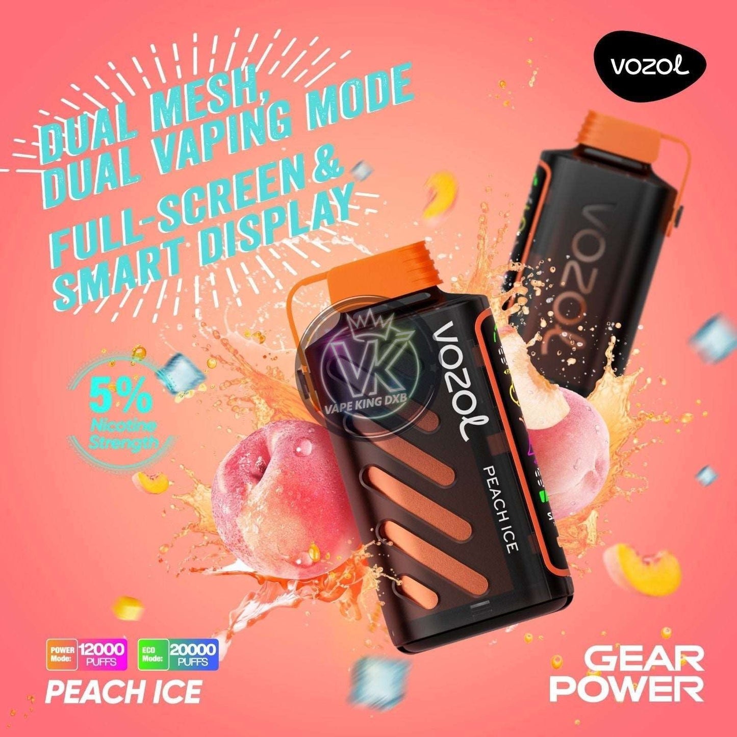 Vozol Gear power 20000 puffs