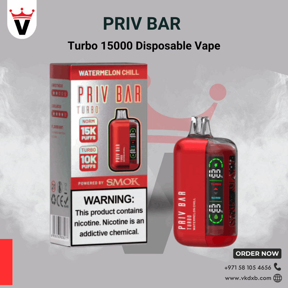 Priv Bar Turbo 15000 Puffs Disposable Vape in UAE