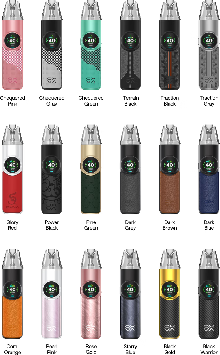 OXVA NeXlim Pod Kit 40W full range colour lineup UAE