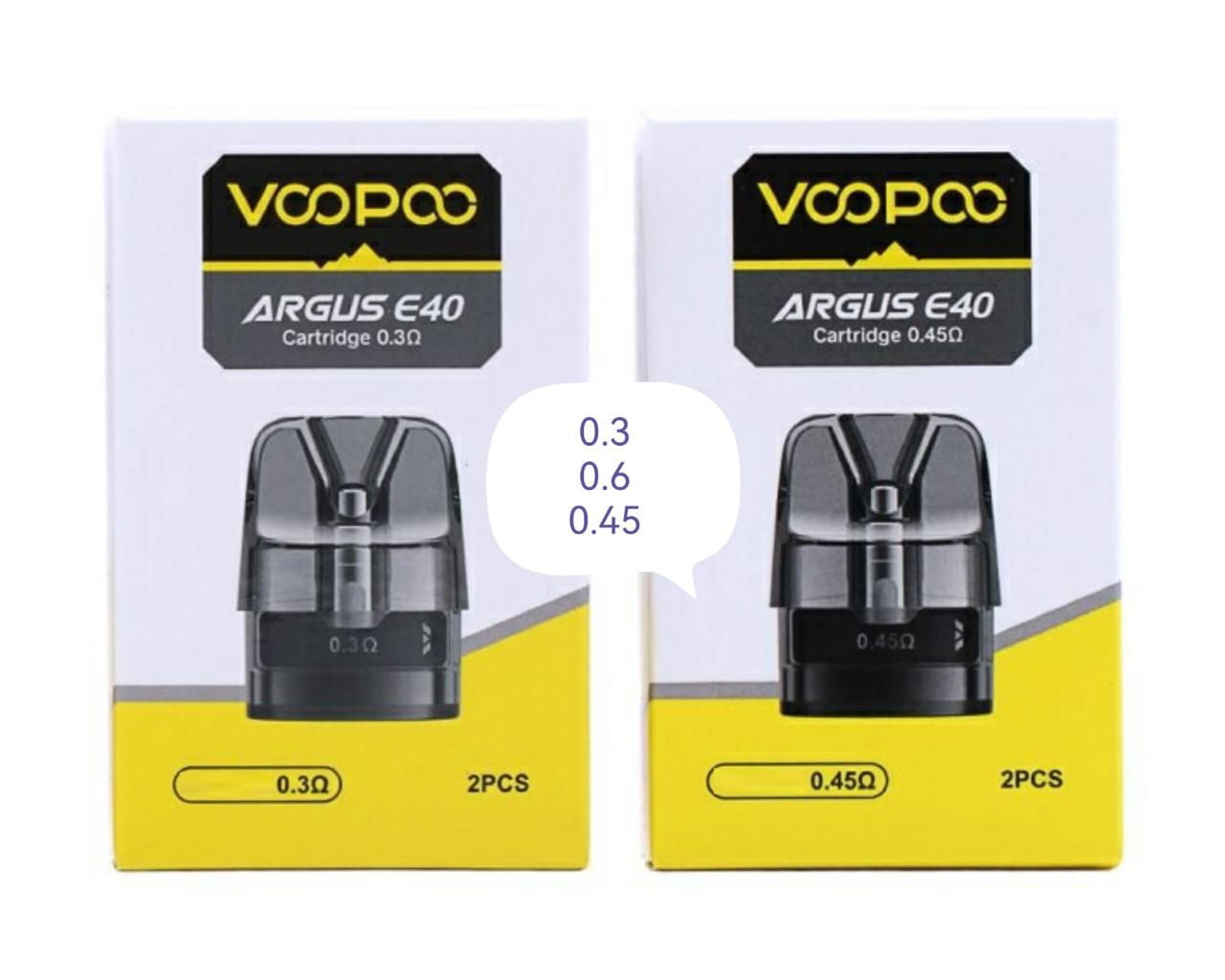 VOOPOO Argus E40 Cartridge 4.5ml 2-Pack Dubai UAE