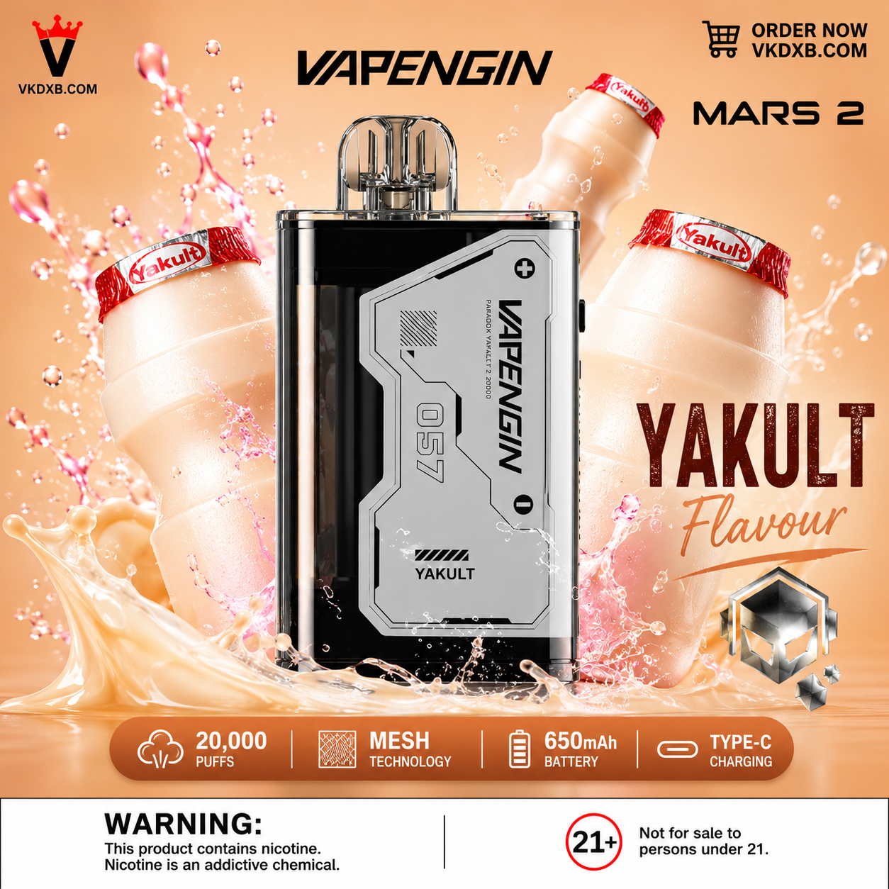 Vapengin Mars 2 Yakult 20000 Puffs Filipino Vape Dubai UAE