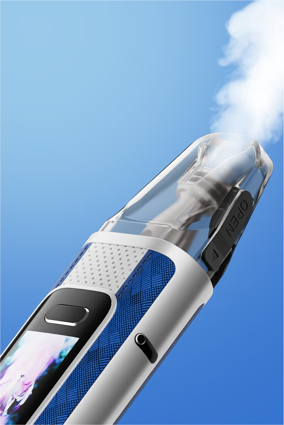 OXVA XLIM Pro 3 auto draw and button fire activation detail