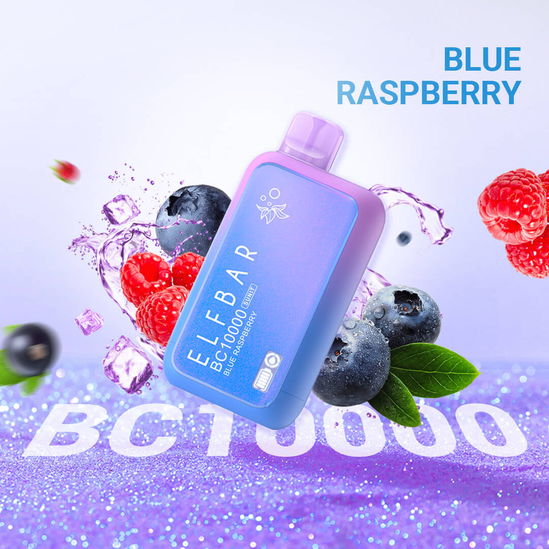 ELF Bar BC10000 2% Blue Raspberry Flavour Disposable Vape UAE