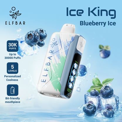Elfbar ice king 30k at vape king dxb blueberry ice