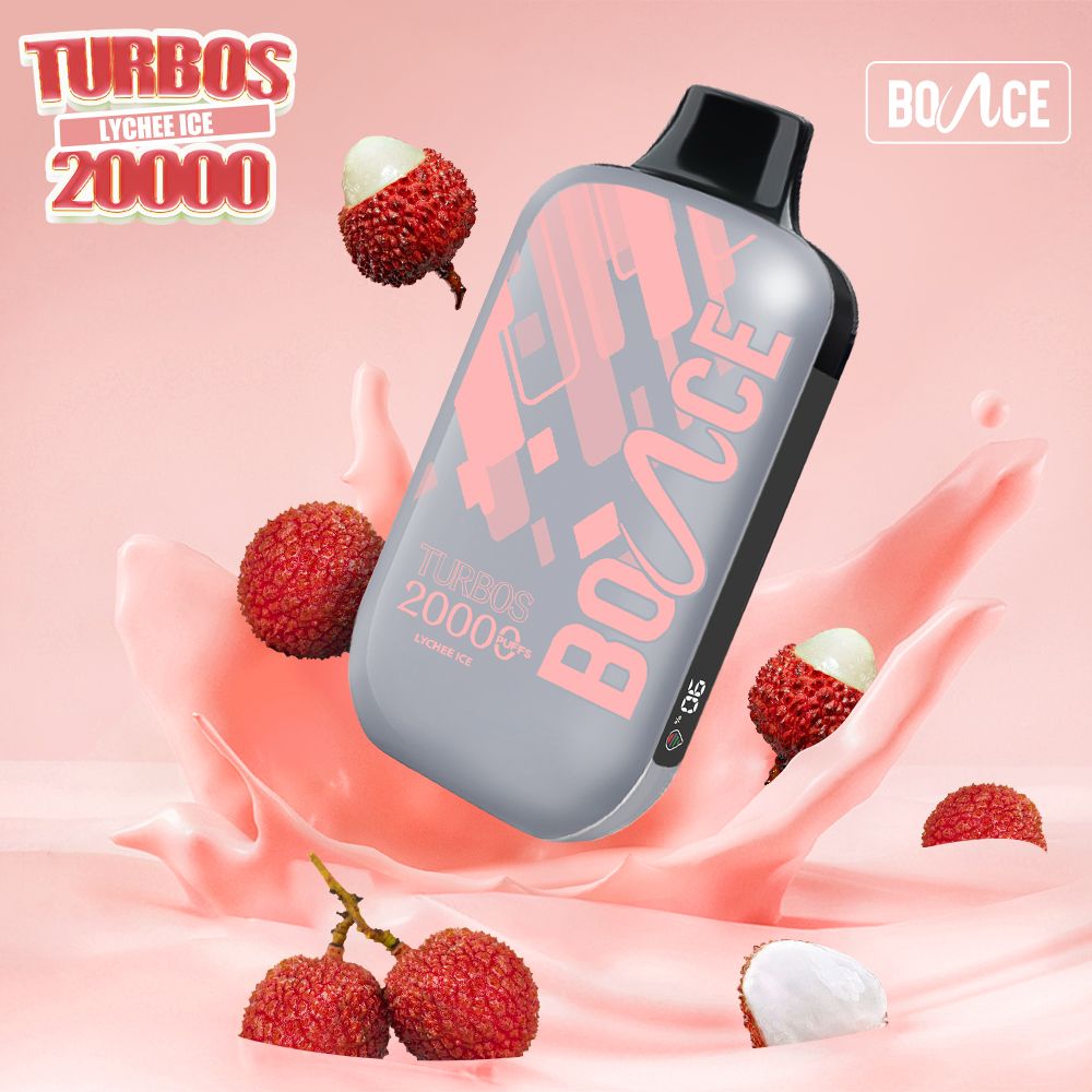 Bounce Vape Turbo 20000 Puffs Lychee Ice – Premium Vape UAE by Vape King

