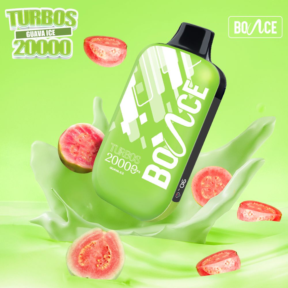 Bounce Vape Turbo 20000 Puffs Guava Ice – Best Disposable Vape king UAE

