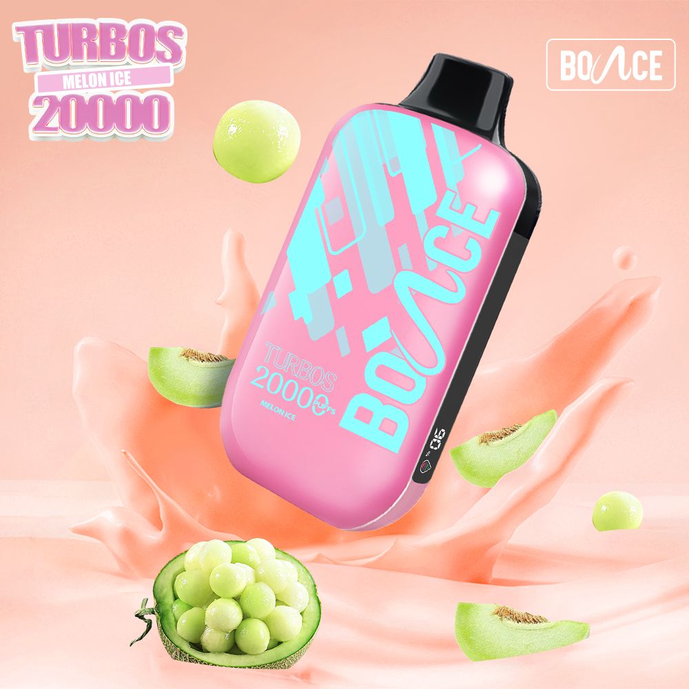 Bounce Vape Turbo 20000 Puffs Melon Ice – Legal Vape in Dubai by Vape King

