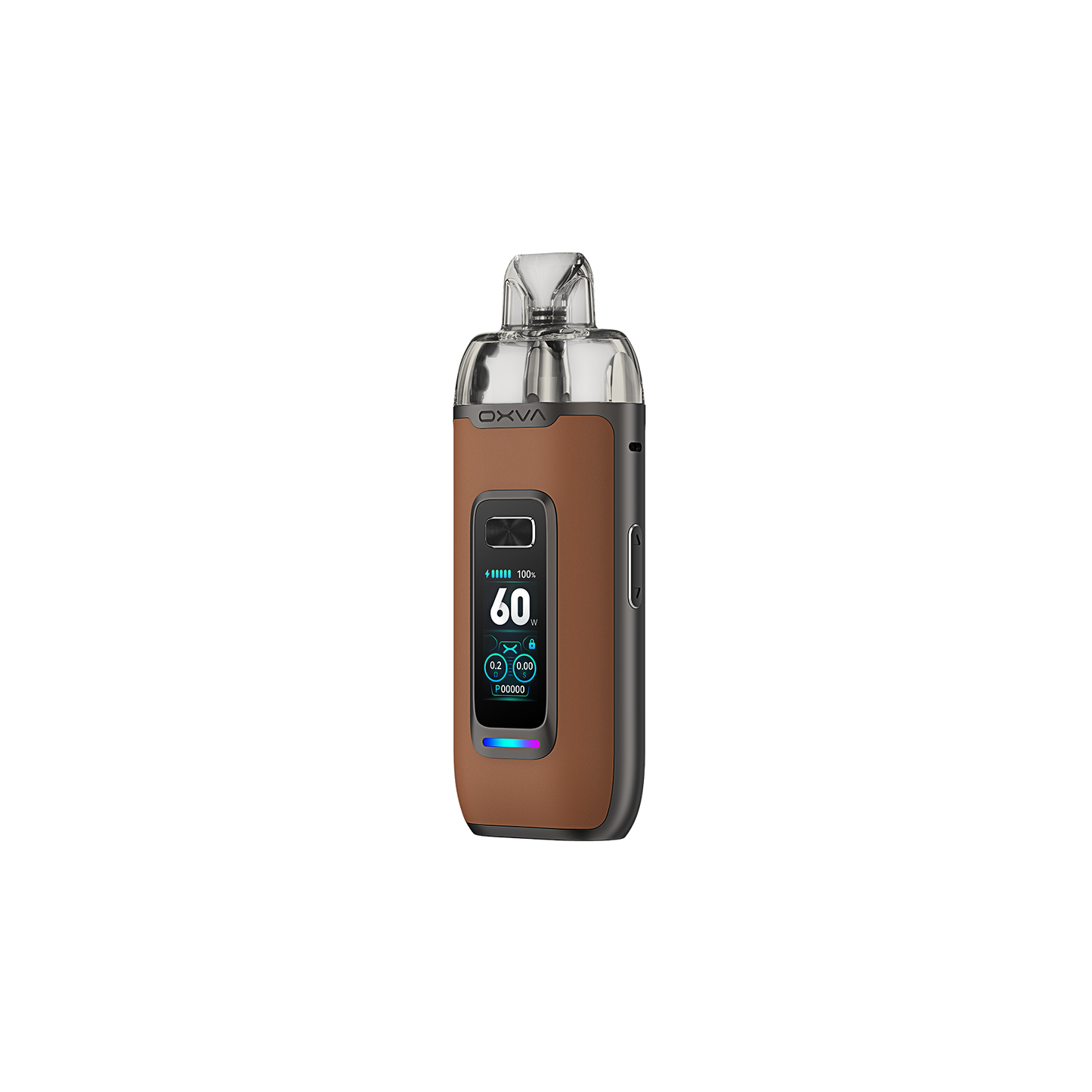 OXVA VPrime Pod Kit 60W Brown Leather flagship pod Dubai UAE
