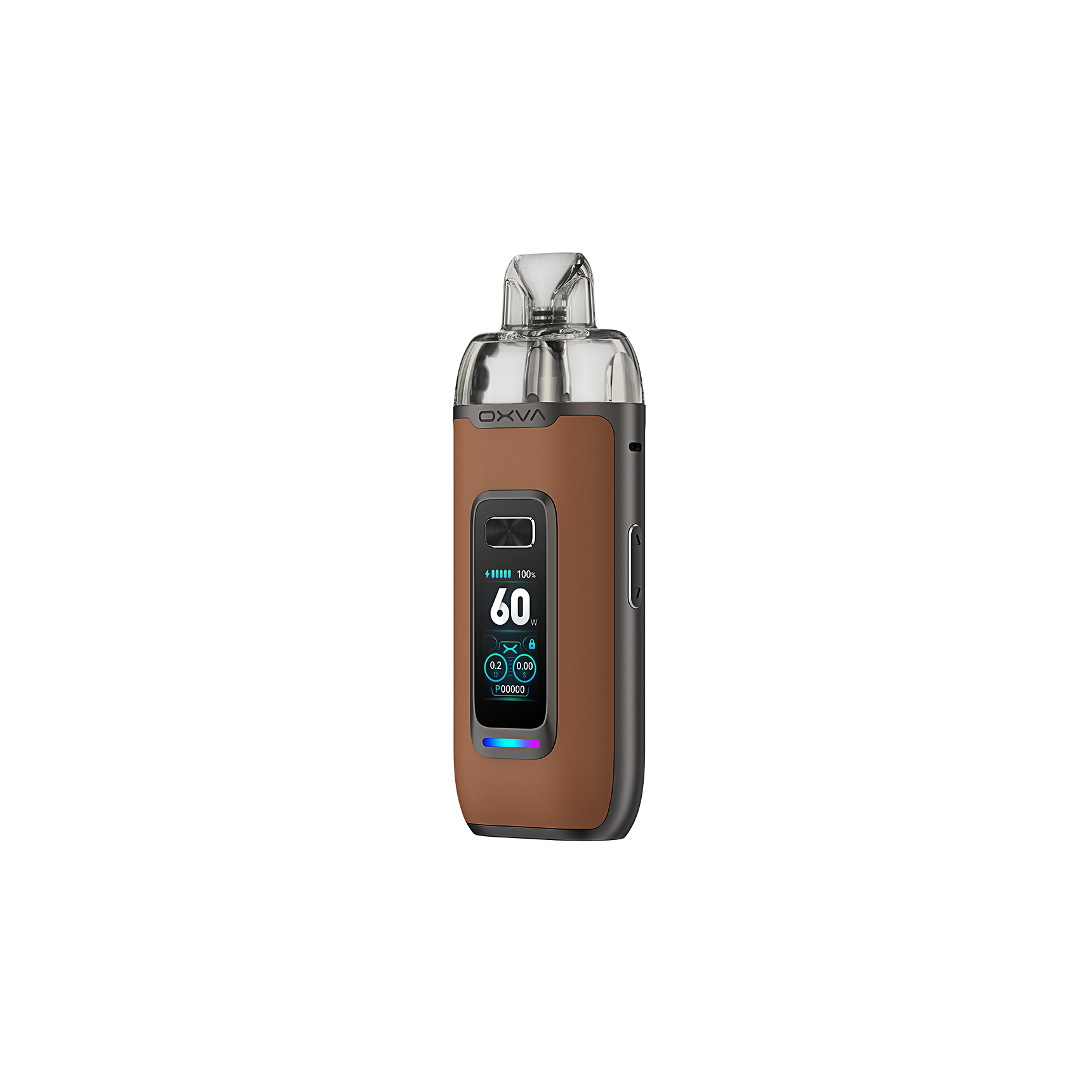 OXVA VPrime Pod Kit 60W Brown Leather flagship pod Dubai UAE