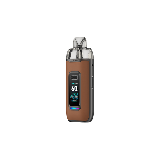 OXVA VPrime Pod Kit 60W Brown Leather flagship pod Dubai UAE