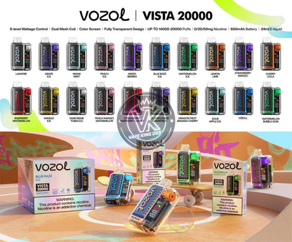 Vozol Vista 20000 puffs 50mg Disposable vape